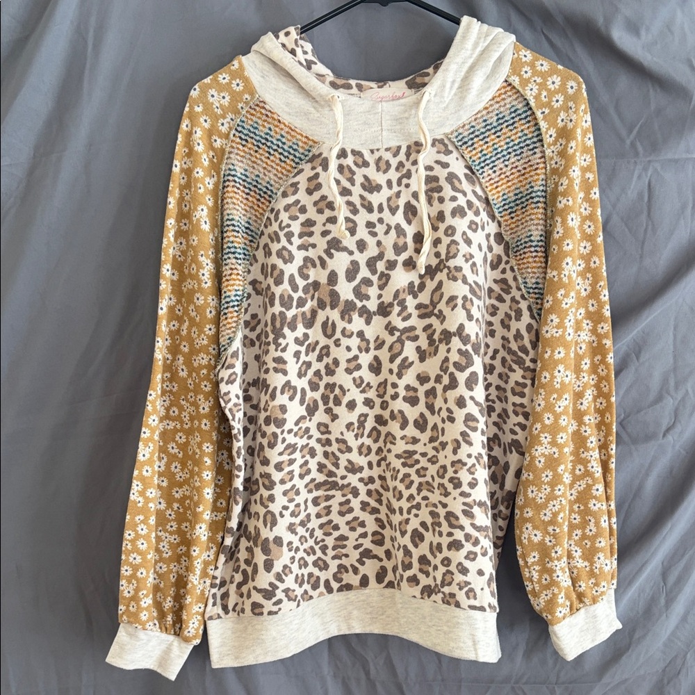Sugar Leopard Print Sweater